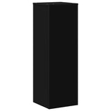 Supporto per Piante Nero 33x33x100 cm in Truciolare