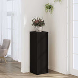 Supporto per Piante Nero 33x33x100 cm in Truciolare