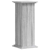Supporto per Piante Grigio Sonoma 33x33x80 cm Legno truciolato
