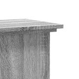 Supporto per Piante Grigio Sonoma 33x33x80 cm Legno truciolato