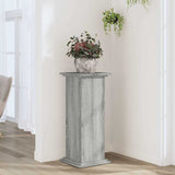 Supporto per Piante Grigio Sonoma 33x33x80 cm Legno truciolato