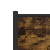 Giroletto senza Materaso in Metallo Rovere Fumo 100x190 cm