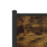 Giroletto senza Materaso in Metallo Rovere Fumo 100x200 cm