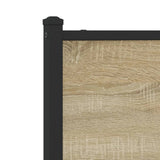 Giroletto senza Materaso in Metallo Rovere Sonoma 140x200 cm
