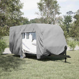 Telo per Roulotte Grigio 460x250x220 cm in Tessuto Non Tessuto