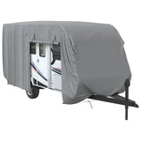 Telo per Roulotte Grigio 550x250x220 cm in Tessuto Non Tessuto