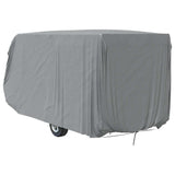 Telo per Roulotte Grigio 610x250x220 cm in Tessuto Non Tessuto