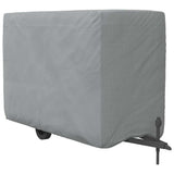 Copertura Rimorchio Cavalli Grigia 396x178x250 cm non Tessuto