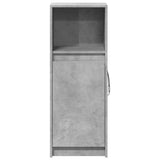 Credenza con LED Grigio Cemento 38x34x100 cm Legno truciolato