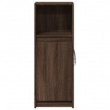 Credenza con LED Rovere Marrone 38x34x100 cm Legno truciolato