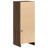 Credenza con LED Rovere Marrone 38x34x100 cm Legno truciolato
