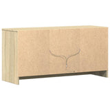 Mobile Porta TV con LED Rovere Sonoma 100x34x50cm in Truciolato