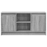 Mobile Porta TV con LED Grigio Sonoma 100x34x50cm in Truciolato