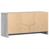Mobile Porta TV con LED Grigio Sonoma 100x34x50cm in Truciolato