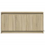 Mobile Porta TV con LED Rovere Sonoma 100x34x50cm in Truciolato