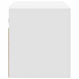 Mobile TV a Parete con Luci LED Bianco 100x31x35 cm