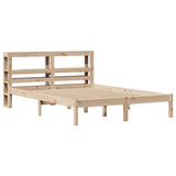 Letto senza Materasso 120x200 cm in Legno Massello di Pino
