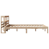 Letto senza Materasso 120x200 cm in Legno Massello di Pino
