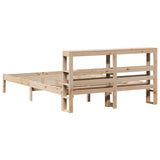 Letto senza Materasso 120x200 cm in Legno Massello di Pino