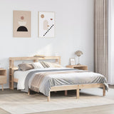 Letto senza Materasso 120x200 cm in Legno Massello di Pino