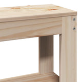 Letto senza Materasso 140x200 cm in Legno Massello di Pino