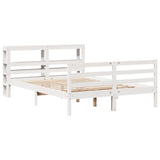 Letto senza Materasso Bianco 120x200 cm Legno Massello di Pino