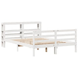 Letto senza Materasso Bianco 140x200 cm Legno Massello di Pino