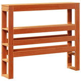 Letto senza Materasso Marrone Cera 90x200 cm Legno di Pino