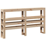 Letto per Anziani con Testiera 120x190 cm Legno Massello Pino