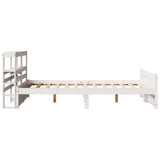 Giroletto con Testiera senza Materasso Bianco 140x190 cm