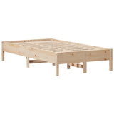Letto senza Materasso 90x200 cm in Legno Massello di Pino