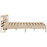 Letto senza Materasso 140x190 cm in Legno Massello di Pino