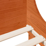 Letto senza Materasso Marrone Cera 90x190 cm in Legno di Pino