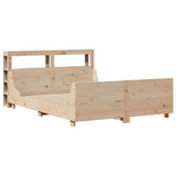 Letto senza Materasso 140x200 cm in Legno Massello di Pino