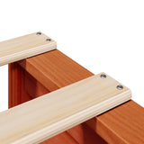 Letto senza Materasso Marrone Cera 90x200 cm Legno di Pino