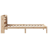 Letto senza Materasso 90x190 cm in Legno Massello di Pino