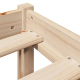 Letto senza Materasso 90x190 cm in Legno Massello di Pino