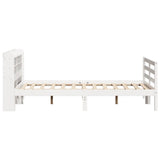 Giroletto con Testiera senza Materasso Bianco 140x200 cm