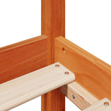 Giroletto senza Materasso Marrone Cera 140x200cm Massello Pino