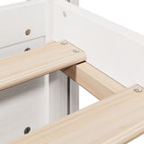 Giroletto con Testiera senza Materasso Bianco 90x200 cm