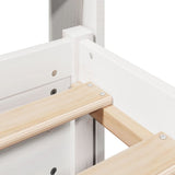 Giroletto con Testiera senza Materasso Bianco 120x200 cm