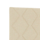 Testiera Crema 100 cm Tessuto