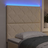 Testiera Crema 100 cm Tessuto