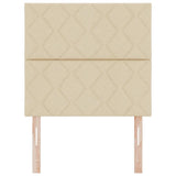Testiera Crema 100 cm Tessuto