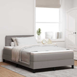 Letto box spring con materasso Talpa 120 x 190 cm Tessuto