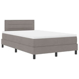 Letto box spring con materasso Talpa 120 x 190 cm Tessuto