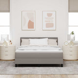 Letto a molle con materasso Talpa 140 x 190 cm Tessuto