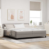 Letto a molle con testiera Talpa 200 x 200 cm Tessuto