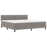 Letto a molle con testiera Talpa 200 x 200 cm Tessuto