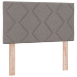 Letto a molle con testiera Talpa 120 x 190 cm Tessuto